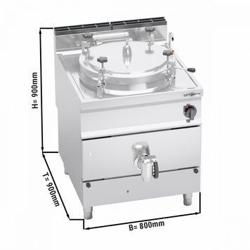 Котел харчоварильний GGM Gastro GKB899HI150D