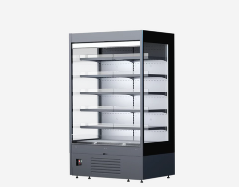 Пристінна вертикальна холодильна вітрина (регал) Juka ADХ125 (без бічних панелей)
