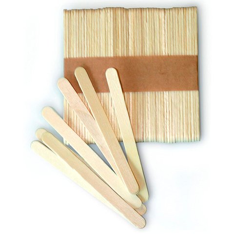 Sticks Набор деревянных палочек для мороженого (500шт.) 113x10, h 2 мм