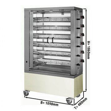 Гриль для кур GGM GASTRO GM636E-B