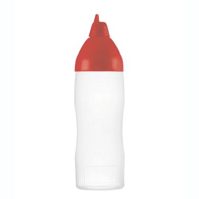 02554 Пляшка для соусу 350 мл (червона)