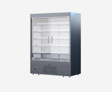 Пристенная вертикальная холодильная витрина (регал) Juka ADХ150 (без боковых панелей)