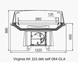 Вітрина самообслуговування Virginia AK 115 deli self 084-DLA 1250 Технохолод - 2