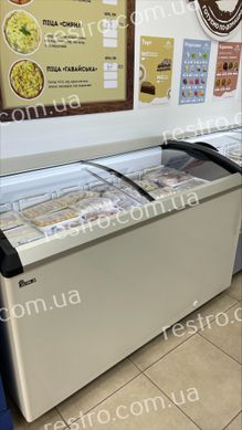 Морозильный ларь с гнутым стеклом JUKA N400S