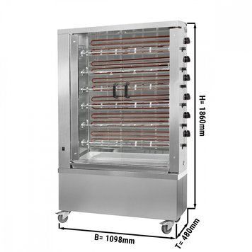 Гриль для кур GGM GASTRO EM636E-B