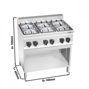 Плита газовая GGM Gastro GHB969P