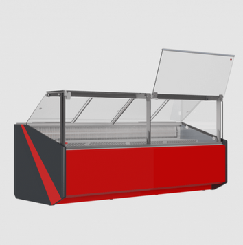 Витрина холодильная FGL260A Juka (рестайлинг) с газлифтами