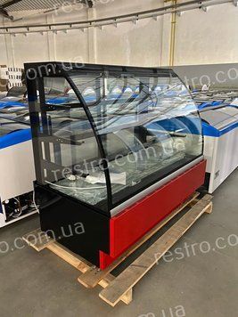 Витрина кондитерская JUKA VDL158 красно-черная