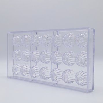 0261 CF Форма для шоколаду "Mochi 7" 28,5х28,5 мм h 15 мм, 3х7 шт./9,5 г