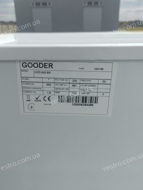 Морозильный ларь UDD 600 BK Gooder