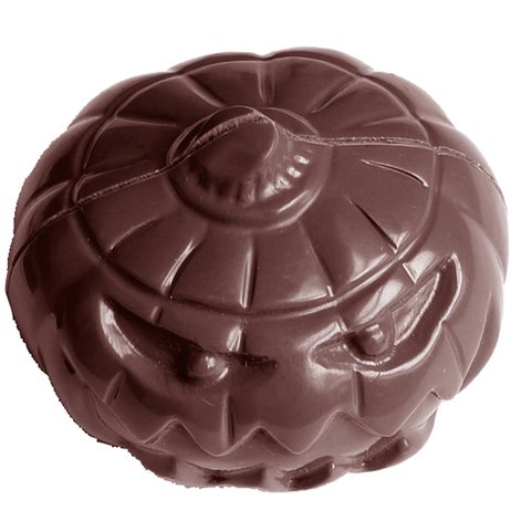 1496 CW Форма для шоколада "тыква" 35х27 мм h 17 мм, 3х8 шт./8,5 г