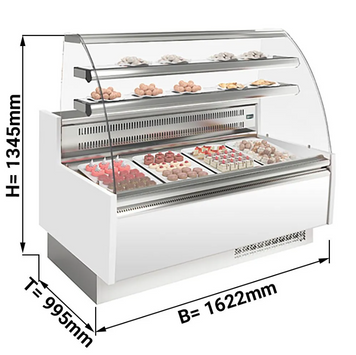 Витрина кондитерская GGM Gastro KUI151R-G
