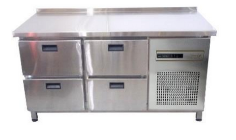 Холодильний стіл 4 шухляди 1400х600х850 Tehma