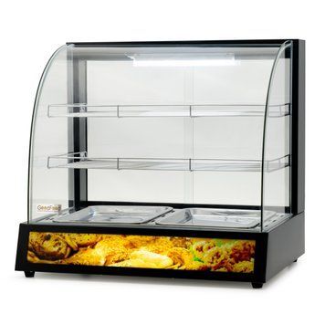 Тепловая витрина GOODFOOD WS2P BLACK + Бесплатная доставка на отделение НП