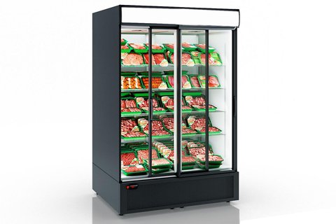 Холодильный шкаф «КАНЗАС ВА» 1200.VA.AV.080.HT.DS.210-DLA-132 Технохолод (Украина) (купе)