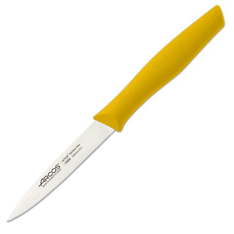 188625 Нож для чистки 100 мм желтый серия "Nova"