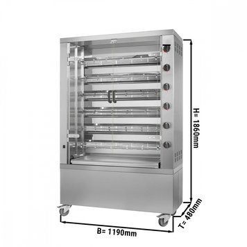 Гриль для кур GGM GASTRO EHKM636-B