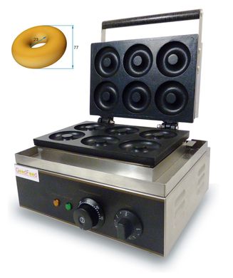 Аппарат пончиковый для донатсов (американских пончиков) GOODFOOD DM6 + Безкоштовна доставка на відділення НП