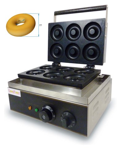 Аппарат пончиковый для донатсов (американских пончиков) GOODFOOD DM6 + Бесплатная доставка на отделение НП