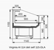 Витрина самообслуживания Virginia AI 114 deli self 115-DLA 1250 Технохолод - 2