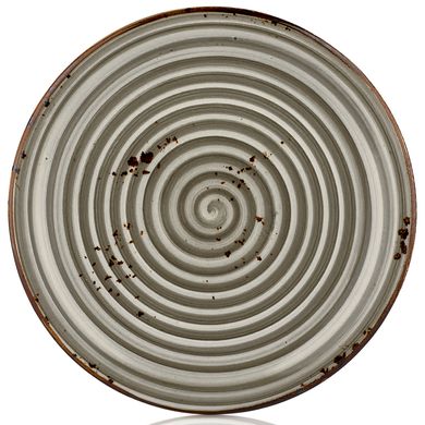 HA-SP-ZT-21-DZ Тарелка круглая 21 см, цвет серый (Supreme), серия "Harmony"
