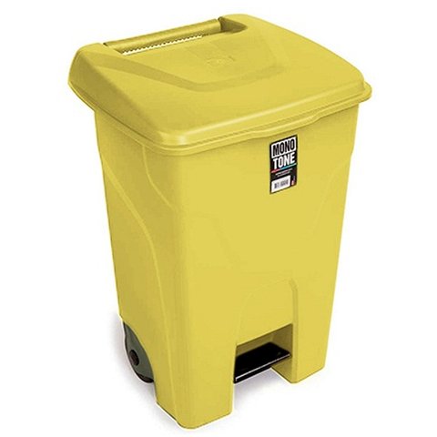 BO992YELLOW Бак для мусора желтый 80 л