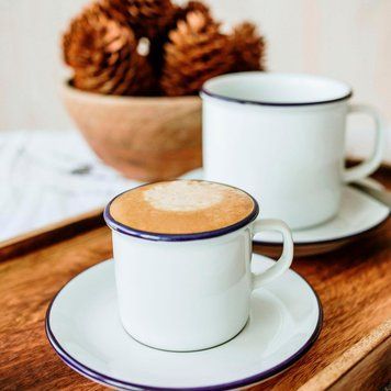 REB0618-X9133 Чашка 180 мл серія "Kante Blau" Retro mugs