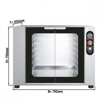 Расстоечный шкаф GGM Gastro GSV1264BM