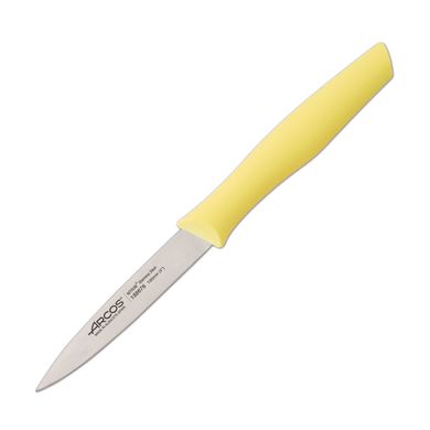 188676 Нож для чистки 100 мм лимонного цвета серия "Nova"