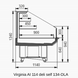 Вітрина самообслуговування Virginia AI 114 deli self 134-DLA 1250 Технохолод - 2