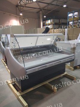 Витрина холодильная SGL 130 Juka серая
