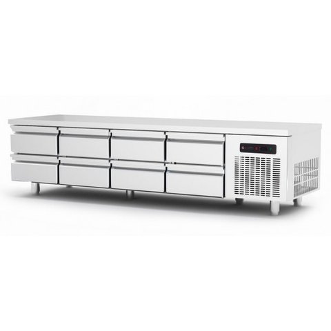Холодильный стол (GN) с 8 выдвижными секциями 1/1 KUF2476N GGM Gastro