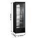 Шкаф холодильный демонстрационный GGM GASTRO FKSG651N - 1