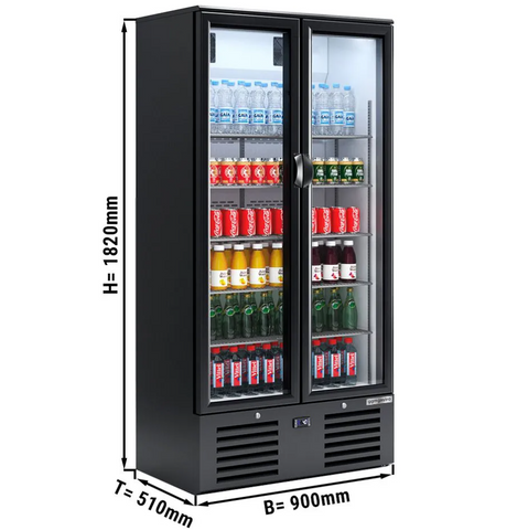 Шкаф холодильный демонстрационный GGM GASTRO BGSI435