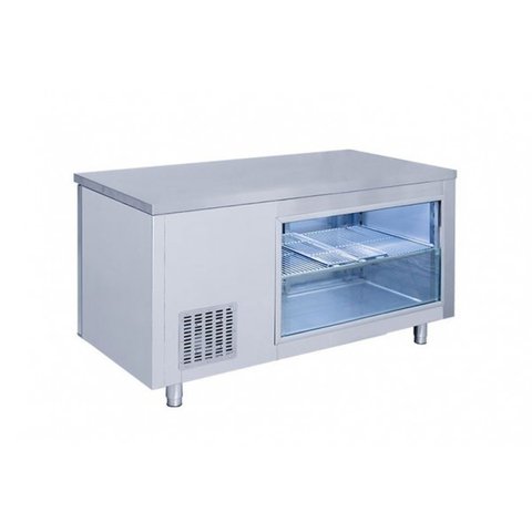 Холодильный стол KTGFF1478 GGM Gastro ( стеклянный фасад)