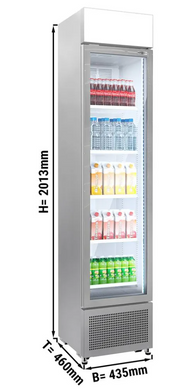 Шкаф холодильный демонстрационный GGM GASTRO GK175UG