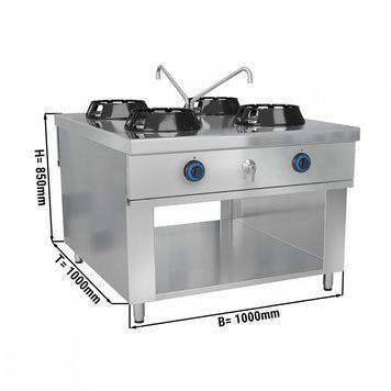 Плита газовая WOK GGM Gastro GWHN1018